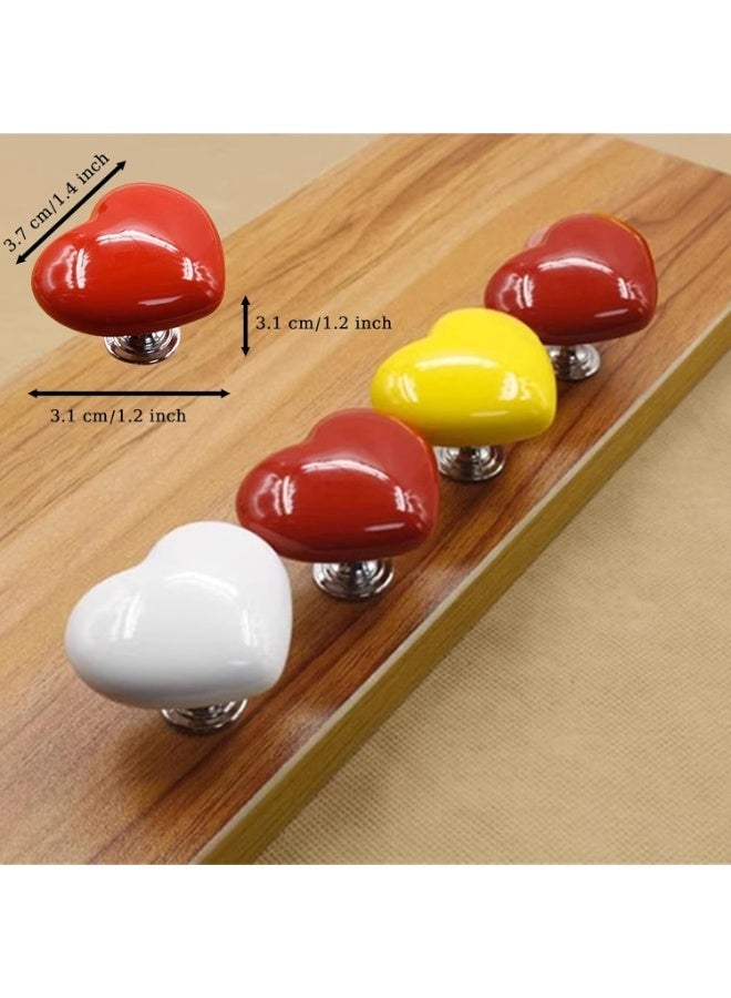 Love Heart Shaped Toilet Tank Button,3Pcs Button Toilet Press Tool,Toilet Tank Button Aid Handle Helper Toilet Button Top Handle Water Tank Auxiliary Tool - Image 2